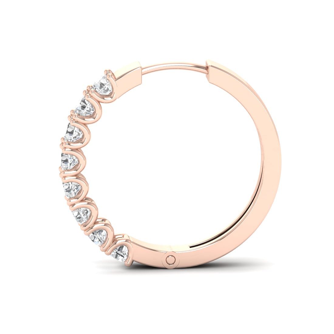 18k Rose Gold Yusti Diamond Earrings for ladies