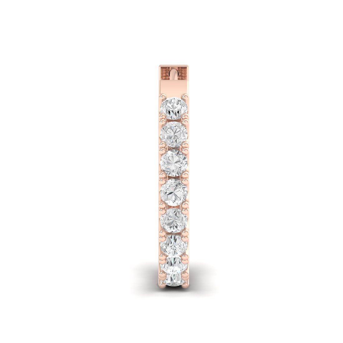 18k Rose Gold Yusti Diamond Earrings for ladies
