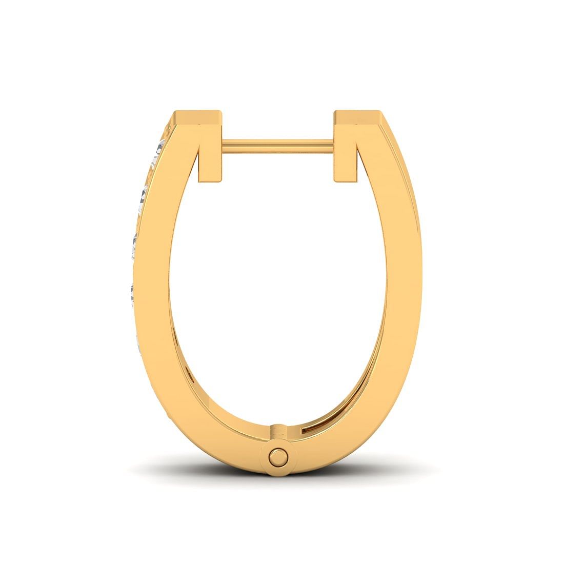 14k Yellow Gold Ojasvi Diamond Earrings for bride