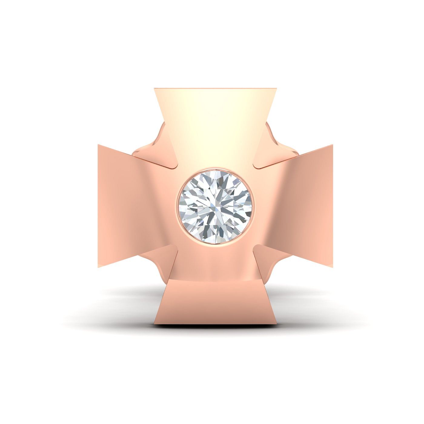 Rose Gold Regulus Diamond Studs For Men