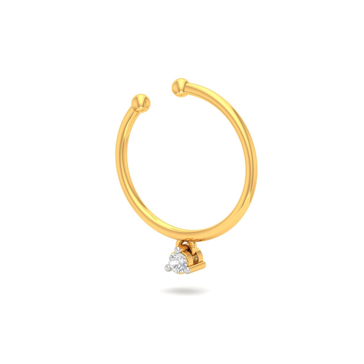Valli Diamond Nosering | nose ring designs in gold for female