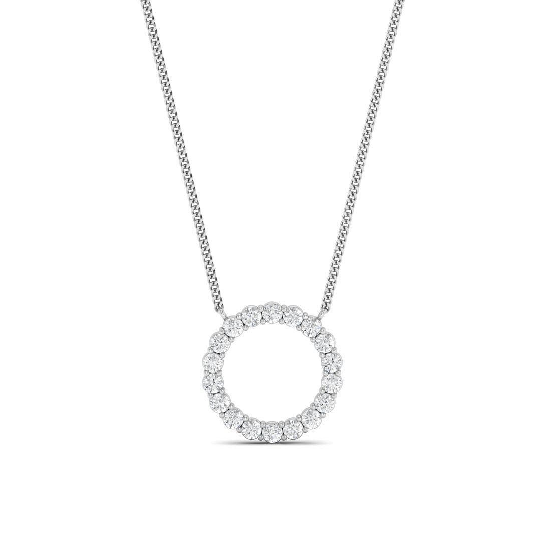 glorious diamond pendant with white gold for gift