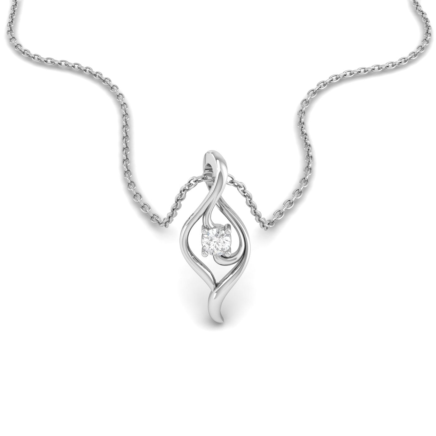 White gold Graceie Diamond Pendant