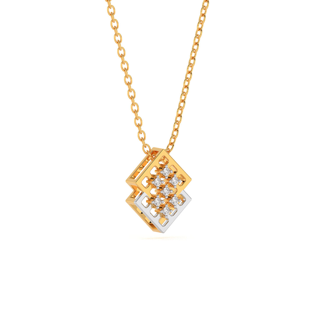 Yellow gold Ryleigh Diamond Pendant