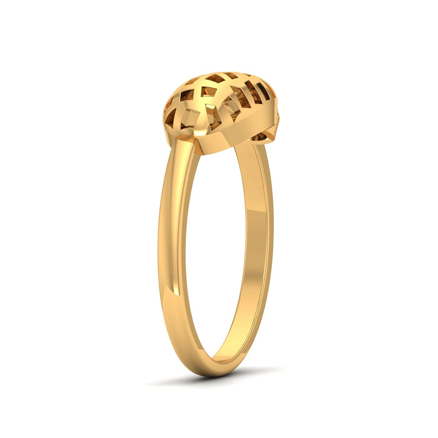 Aadhya Diamond Ring For Women | Modern Style Design Diamond Ring For Women In Yellow Gold