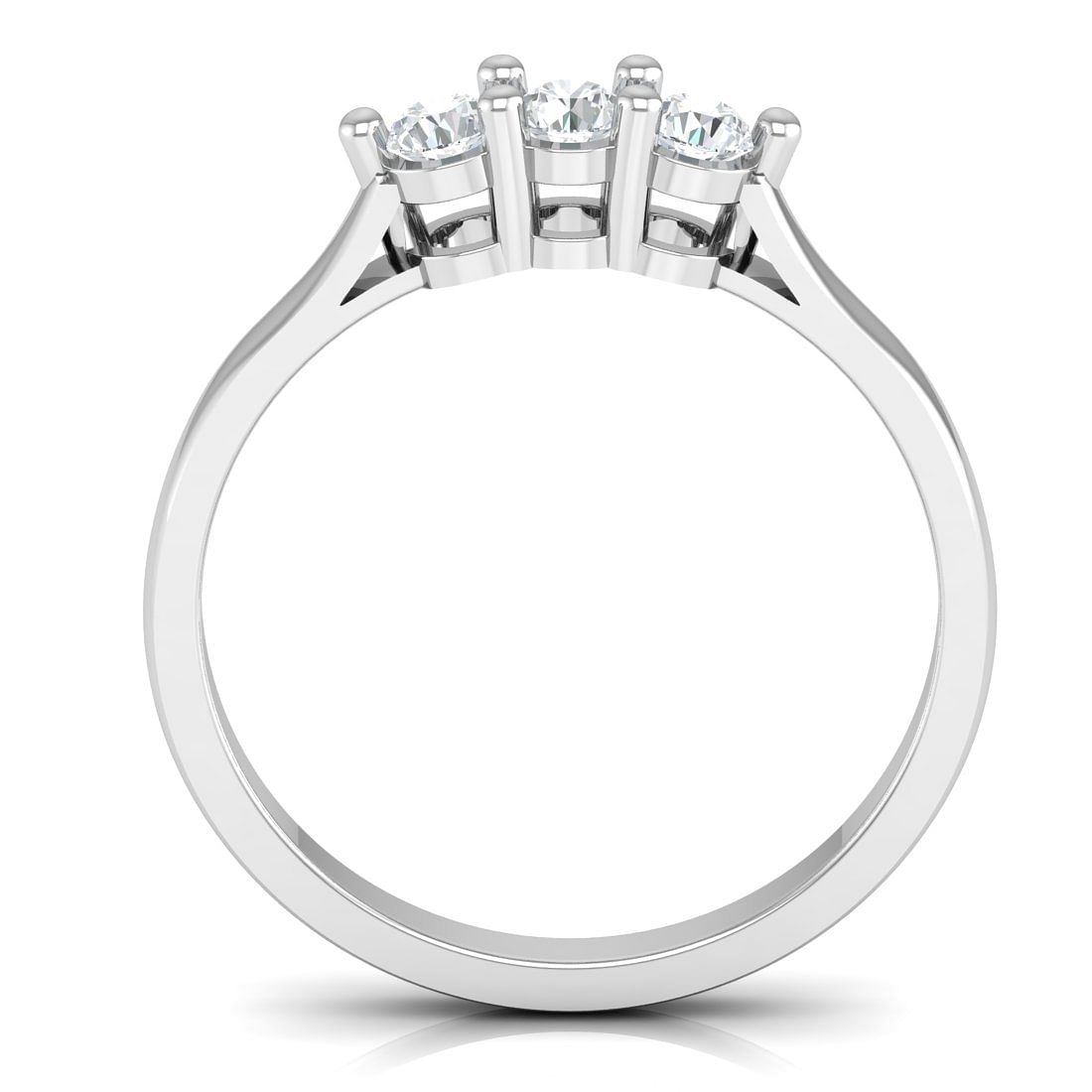 Iris Diamond Ring With White Gold For Women