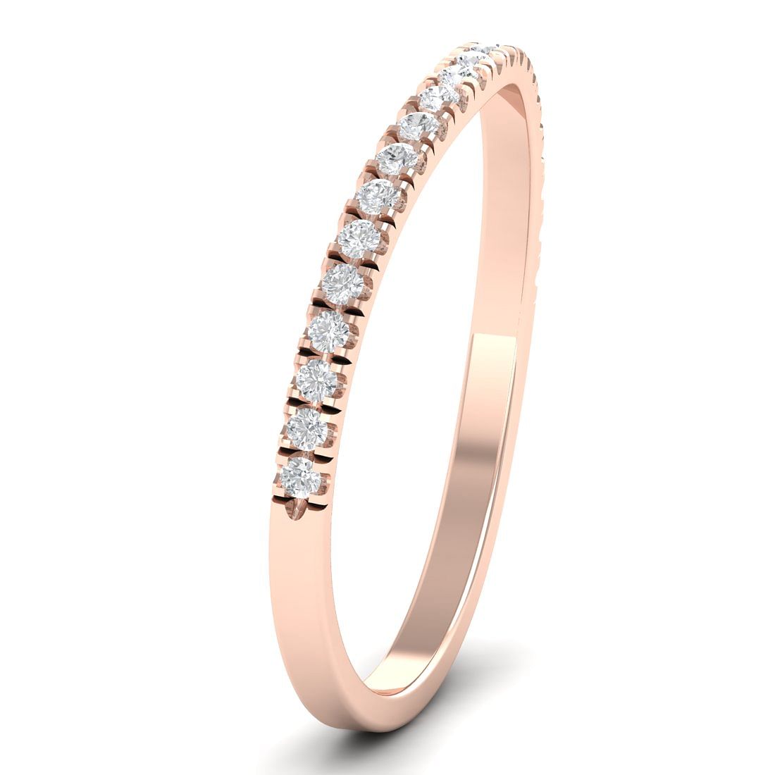 Rose gold Olivia Diamond Band For Her