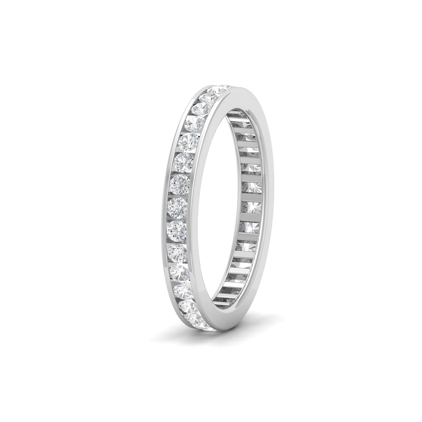 Maya Diamond Ring With Yellow Gold Eternity StyleMaya Diamond Ring With White Gold Eternity Style