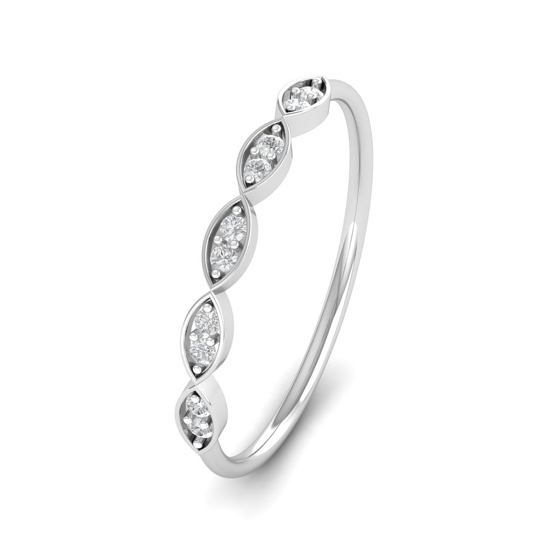 Taissa White Gold Diamond Ring For Women