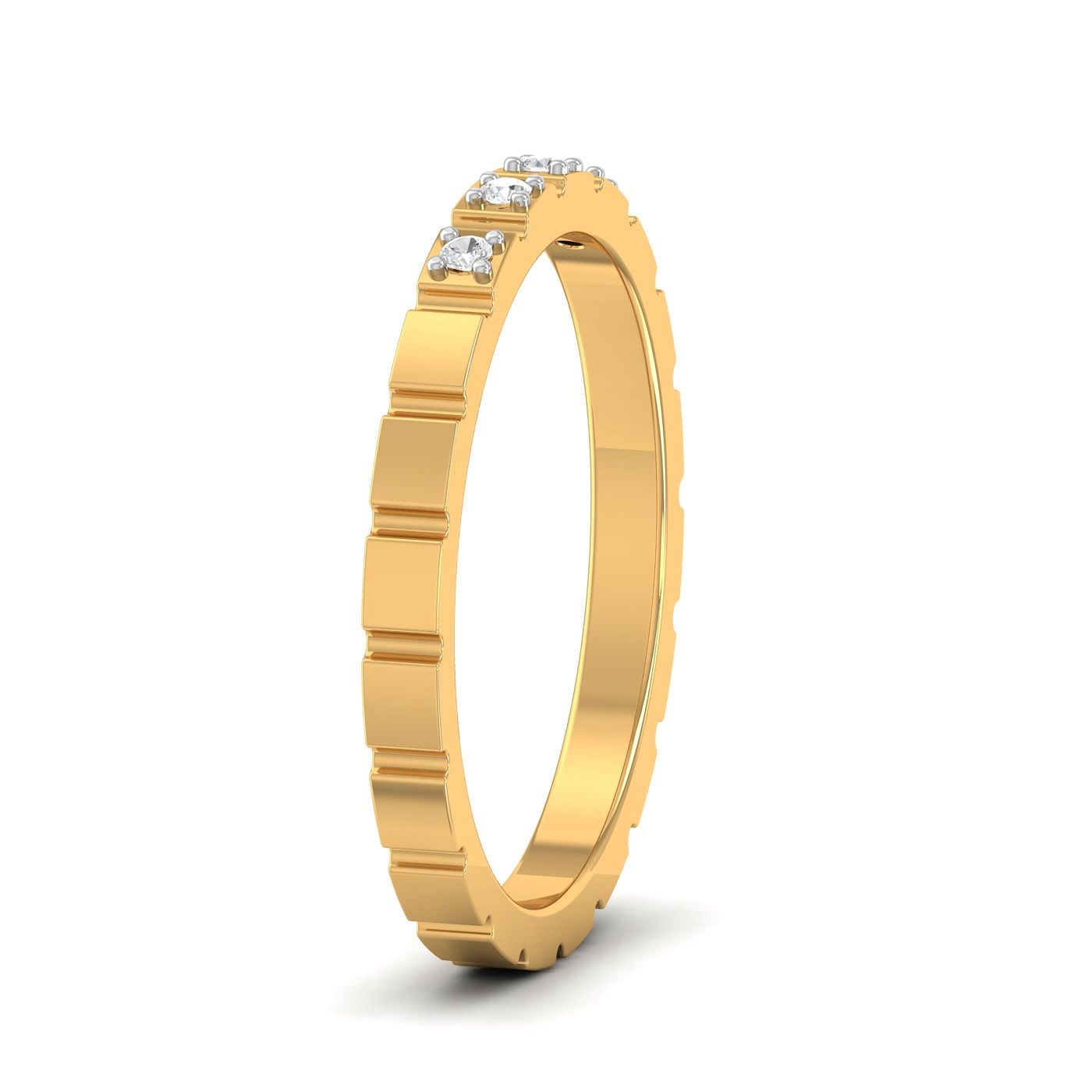 14k Yellow Gold Wallis Couple Rings