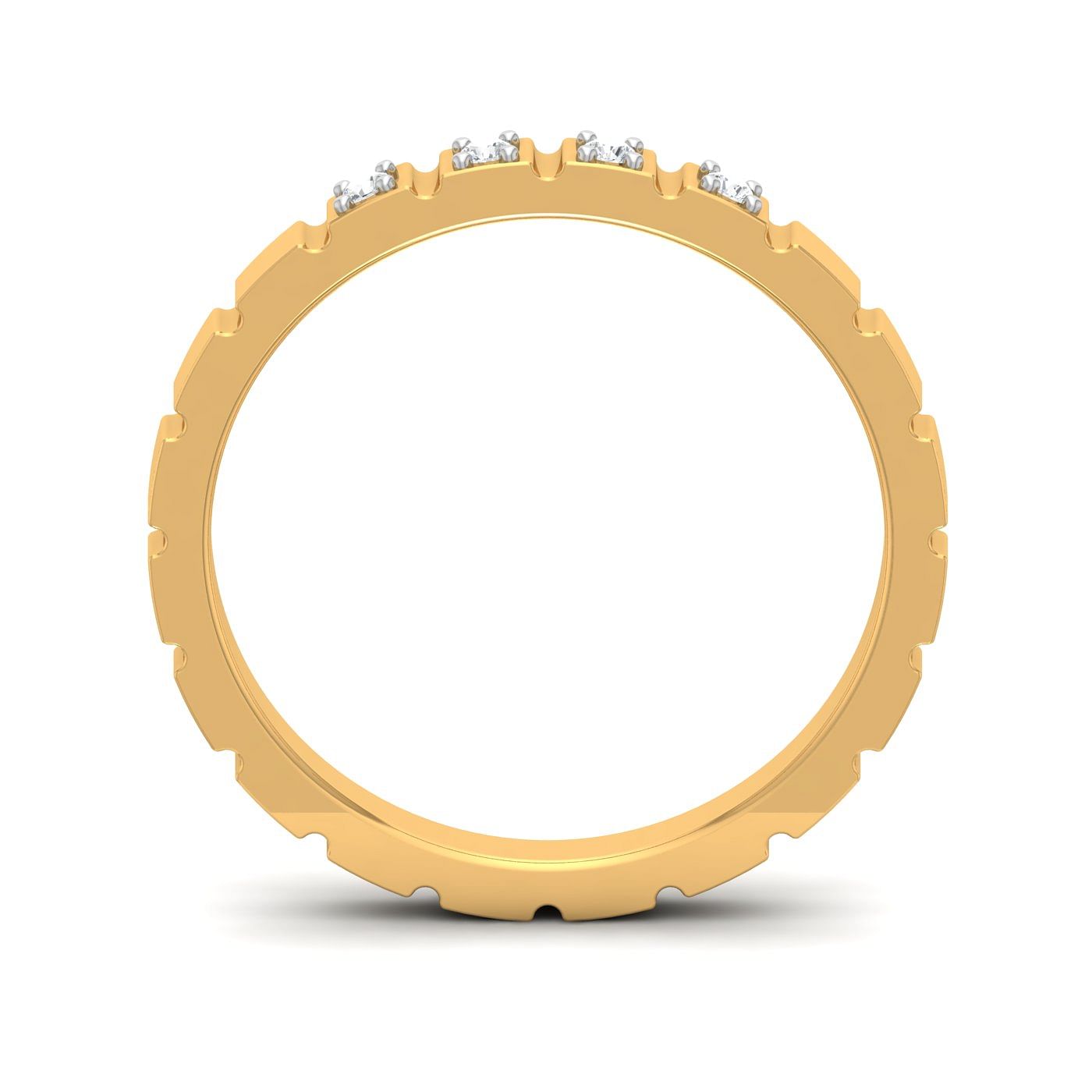 14k Yellow Gold Wallis Couple Rings
