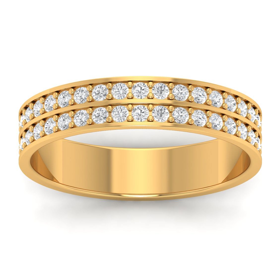Special Wedding Yellow Gold Ring For Her