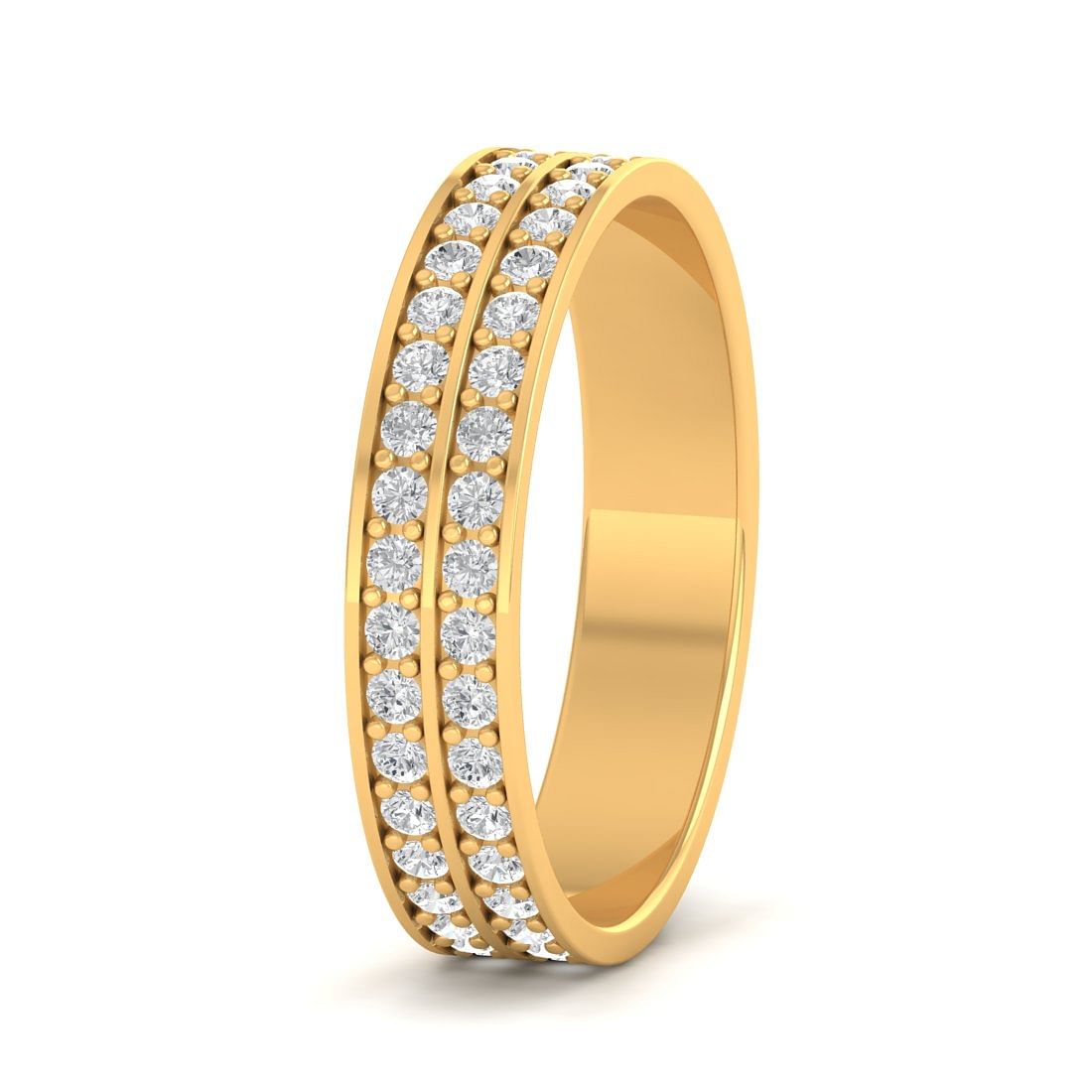 Special Wedding Yellow Gold Ring For Her