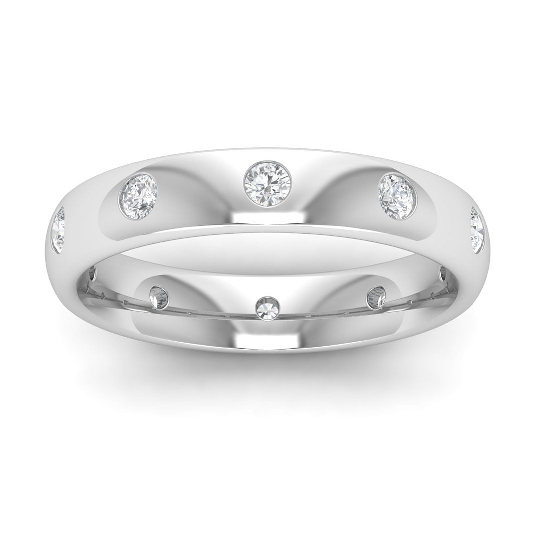 Wedding Diamond Ring With White Gold For Her