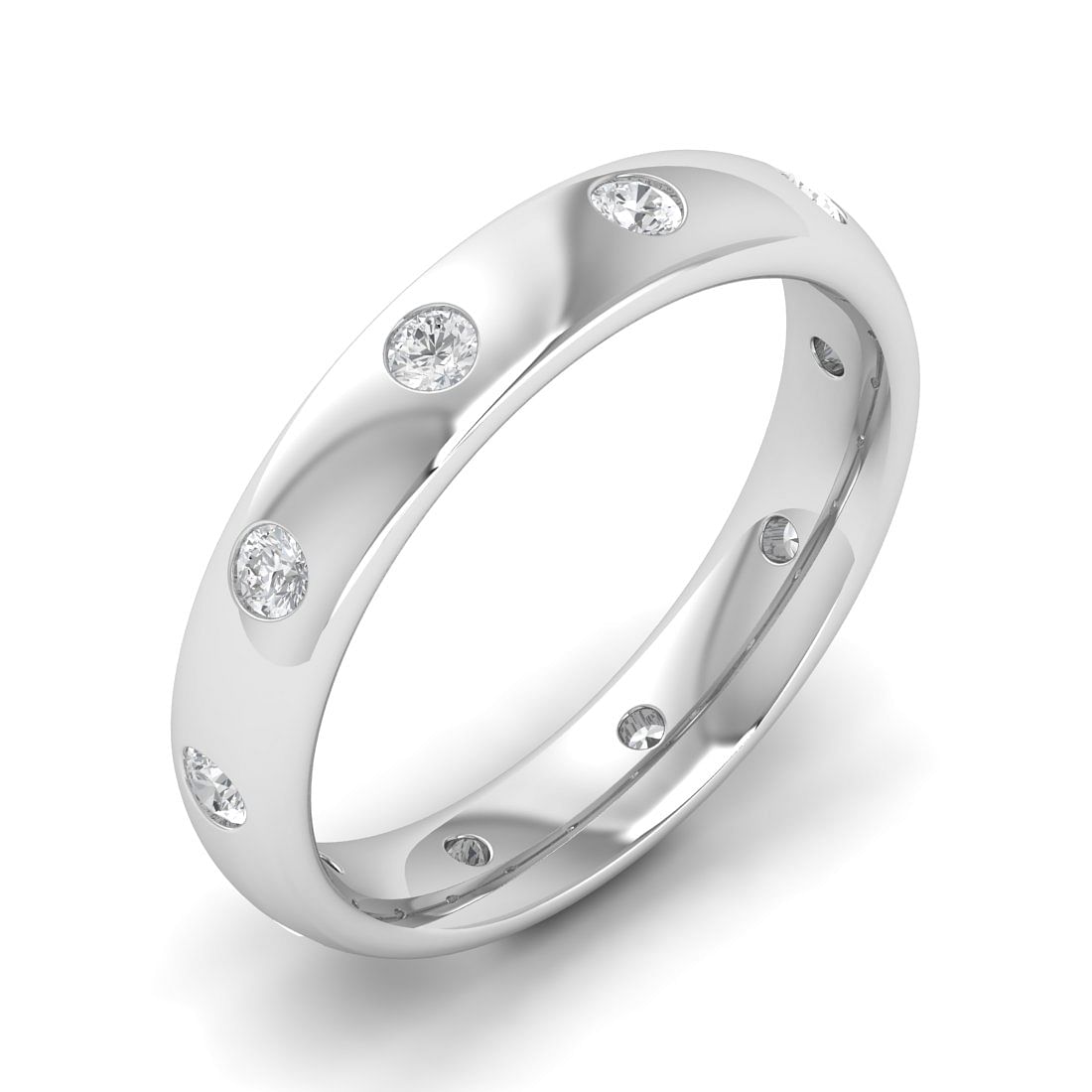 Wedding Diamond Ring With White Gold For Her