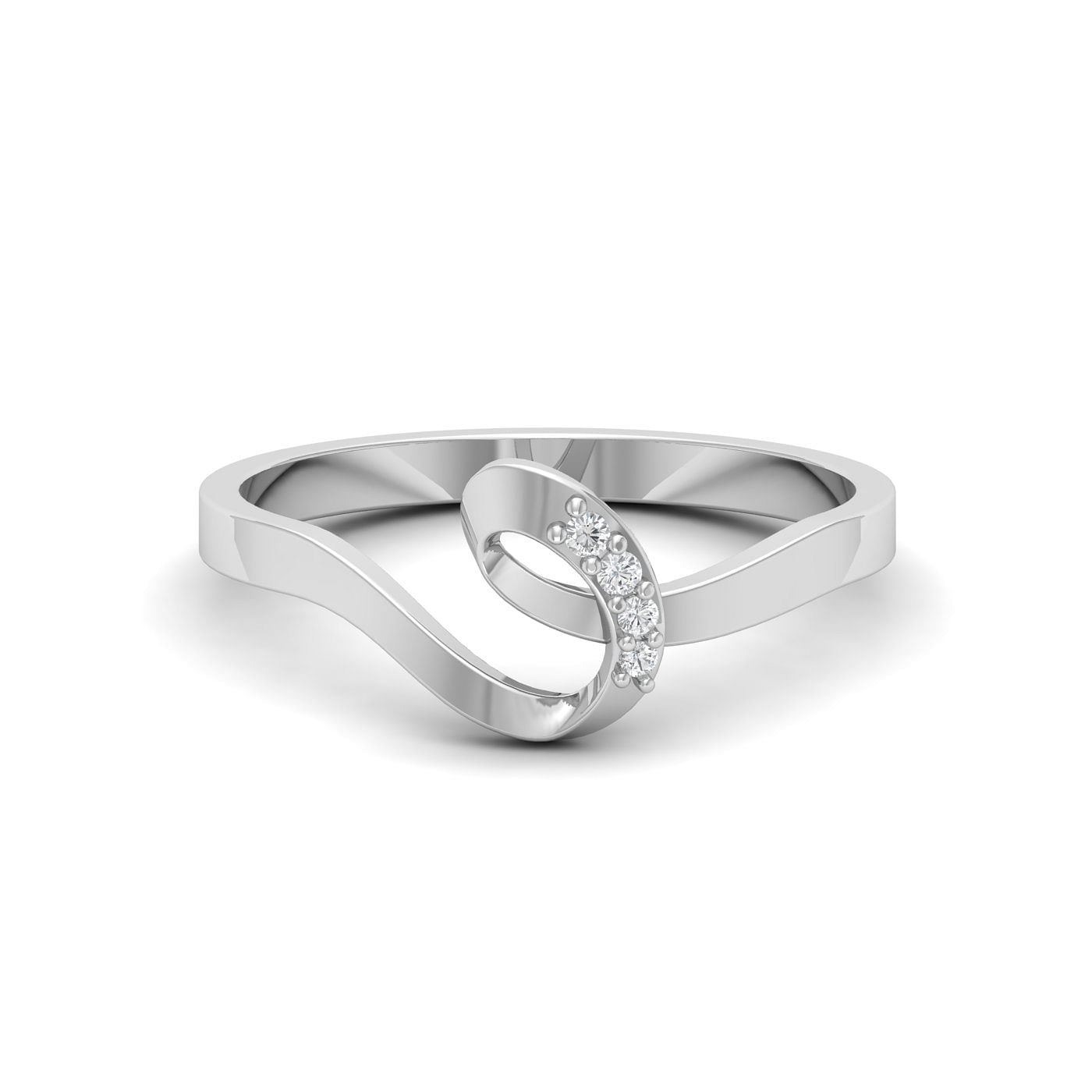Sina Daily Wear Diamond Band For 14k white gold bands