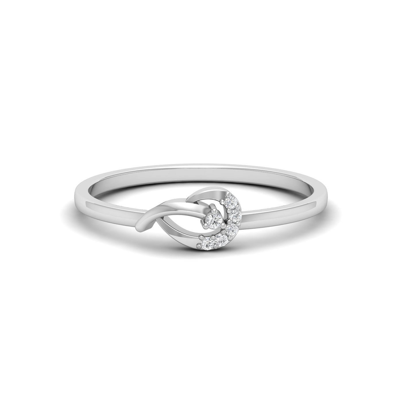 Light weight Roni Diamond Delicate Ring white gold for women